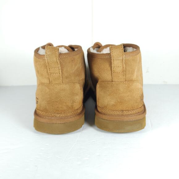 UGG Men's Neumel US 12 Chestnut Suede Sheepskin Lined LaceUp Ankle Chukka Boots - Picture 8 of 16